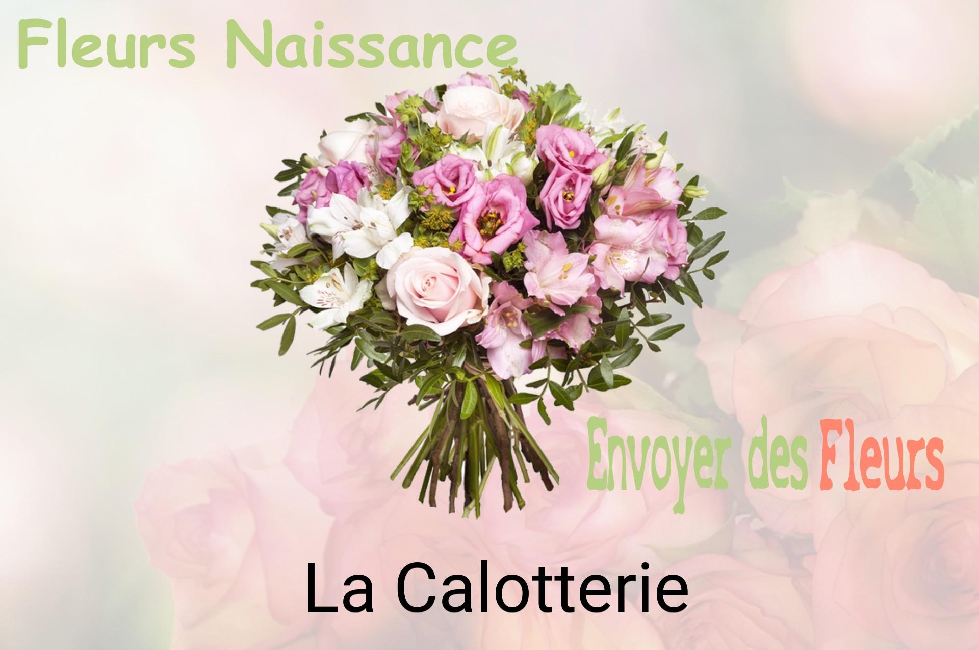 Bouquet de fleurs de naissance livré à La Calotterie